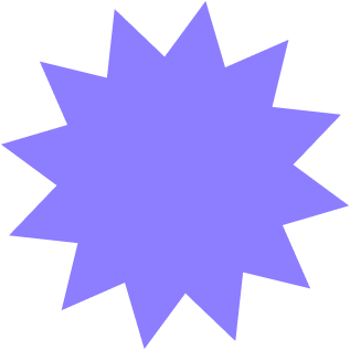 Big purple spinning star